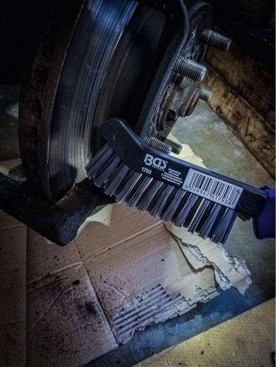 Produktbild BGS Bremssattelbürste gebogen 230 mm (Handbremse, Bremssattel)