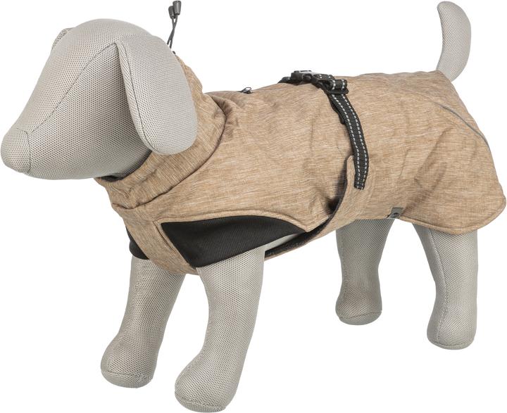 Actual product image Trixie Riom winter coat, M: 45 cm, sand (M, Dog coat)