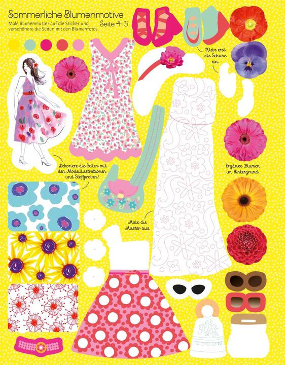 Produktbild Mein Mode-Stickerbuch: Sommerkollektion