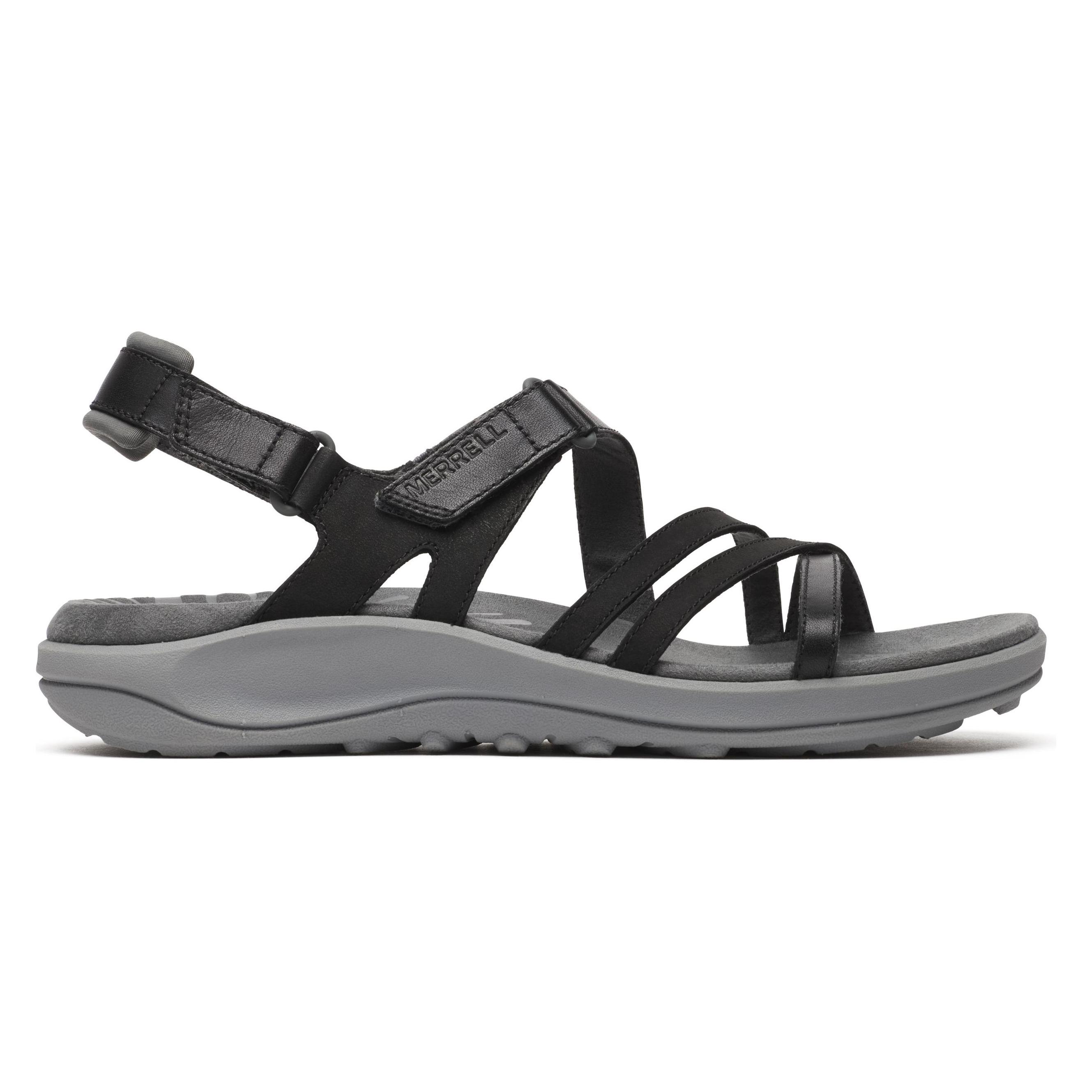 Merrell, Vrouwen, Sandalen, W Harbor Backstrap, Grijs, Zwart, (35, 36)