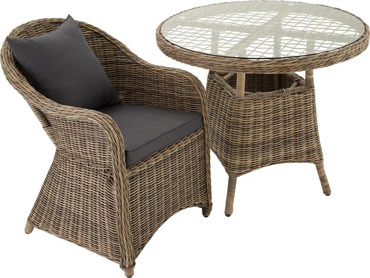 Image du produit tectake Salon de jardin ZURICH (91 x 73.50 cm)