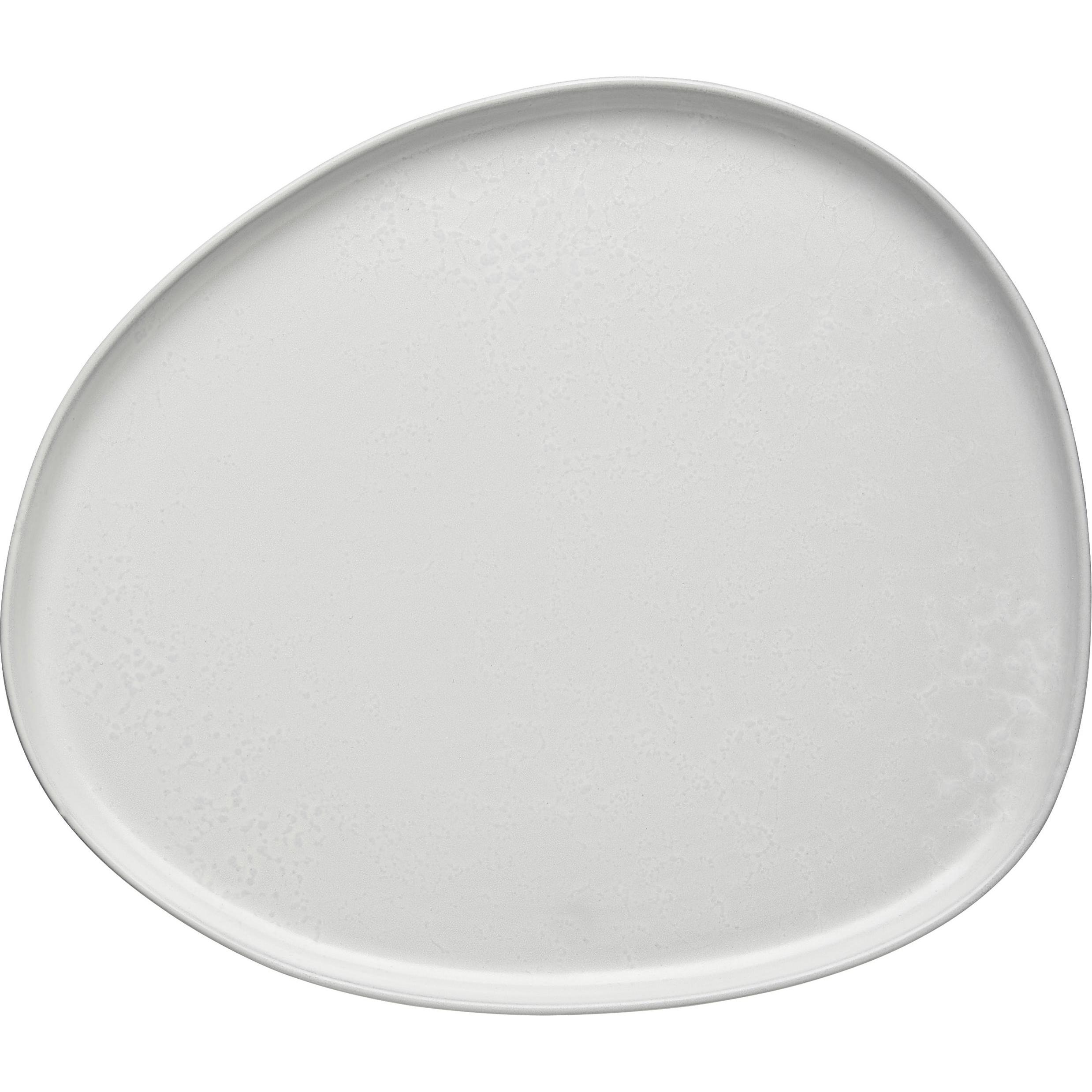 RAW Arctic White - Organic dinner plate - 1 pcs (16039), Teller, Weiss