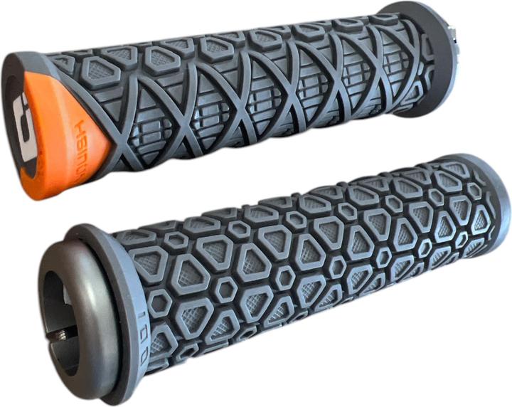 Graphite, graphite/orange, Grau, Grey, Orange