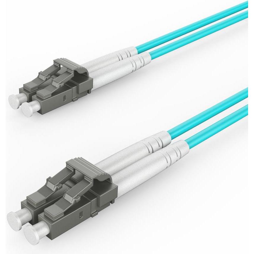 Gembird Charger Cablexpert CFO-MDOM4-LC/LC-0.5 Multimode Duplex OM4 50/125 Fiber Optic Cable, LC/LC, 0.5 m (U/UTP, CAT6, 0.50 m), Cavo di rete