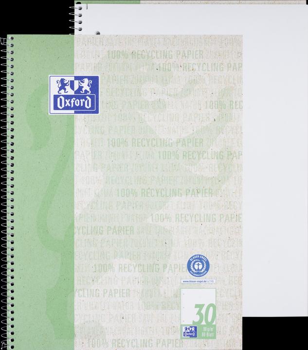 Immagine prodotto Oxford Blocco note per il riciclaggio del college, A4+ (A4+, Nessuna, Copertina morbida)