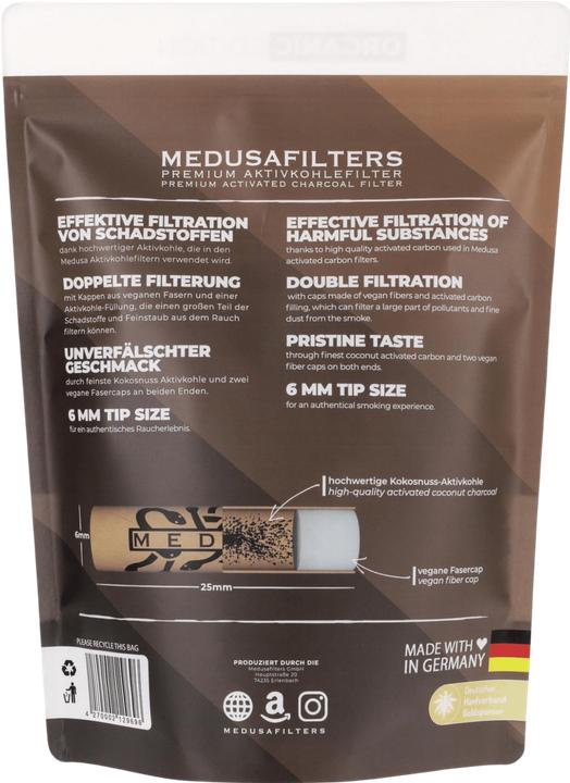 Actual product image Medusafilters Hybrid activated carbon filter