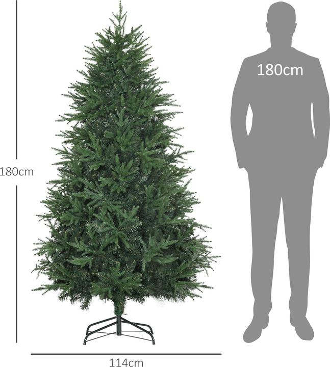 Actual product image Homcom Christmas tree (180 cm)