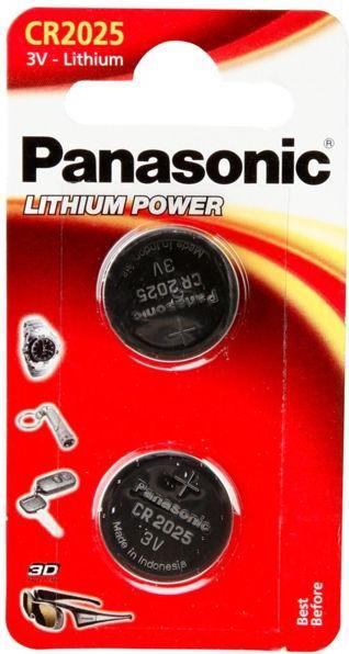 Actual product image Panasonic Lithium Power CR2025 (2 pcs., CR2025, 165 mAh)