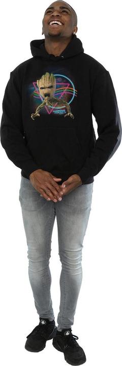 Immagine prodotto Guardians Of The Galaxy Neon Groot Felpa con Cappuccio Uomo (XL)