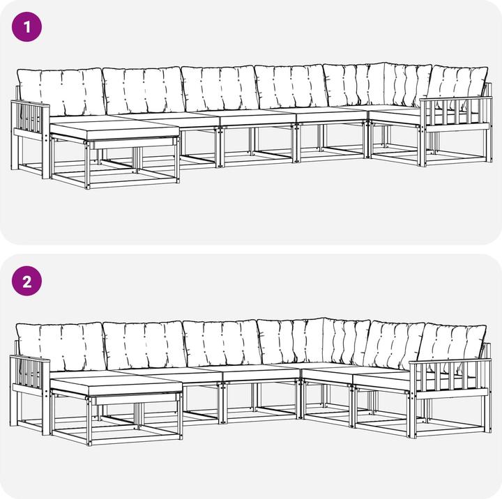 Produktbild vidaXL Sofa Set