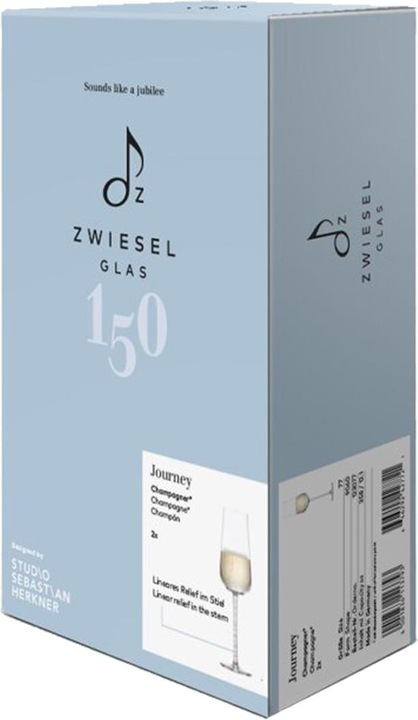 Produktbild Zwiesel ZWG Champagnerglas Journey (35.80 cl, 2 Gläser, Sektgläser)