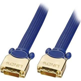 Lindy Premium Gold DVI-D Anschlusskabel, 2m (2 m, DVI), Video Kabel