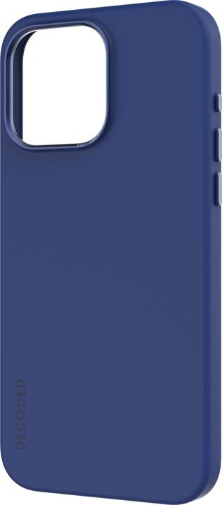 Actual product image Decoded AntiMicrobial Silicone Backcover iPhone 15 Pro Max Galactic Blue (Apple iPhone 15 Pro Max)