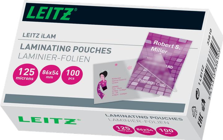 Produktbild Leitz Laminier-Folientasche (54 x 86 mm, 100 Stk., 125 µm)