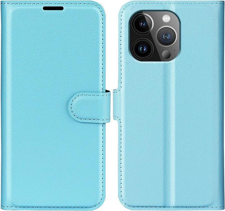 Actual product image Cover-Discount iPhone 15 Pro Max - Leather Case Cover blue (Apple iPhone 15 Pro Max)