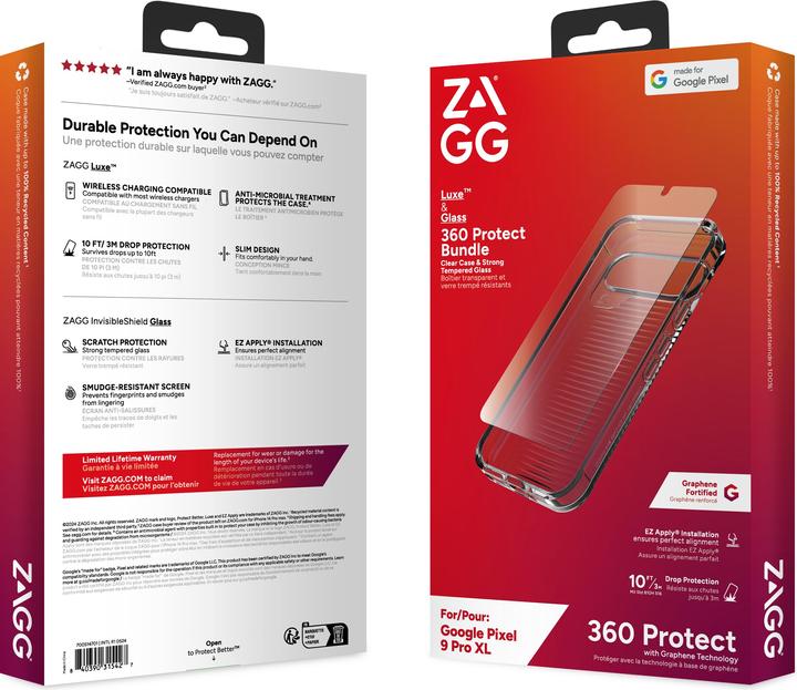 Produktbild Zagg Luxe & Glass 360 (Google Pixel 9 Pro XL)