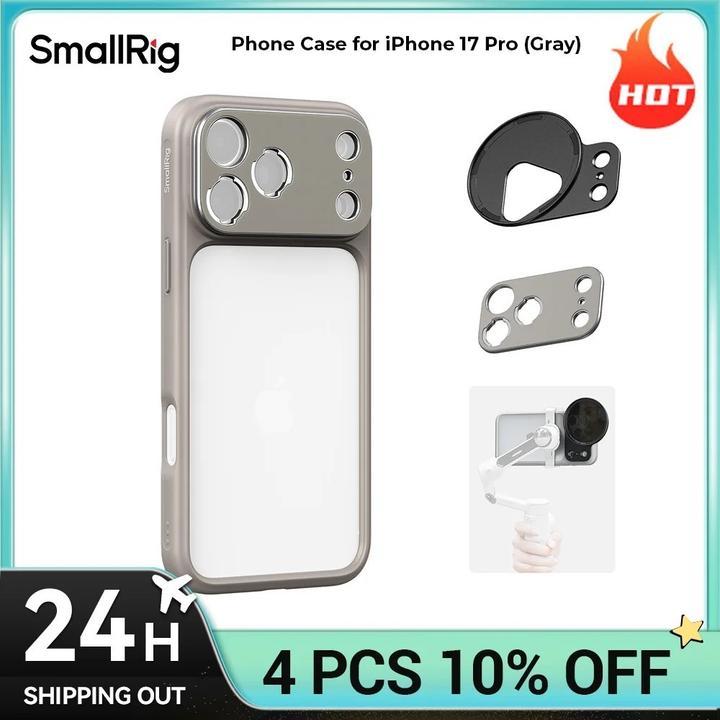 Actual product image SmallRig 5792 FilMov Lightweight Photography Bumper Case for iPhone 17 Pro (Orange)