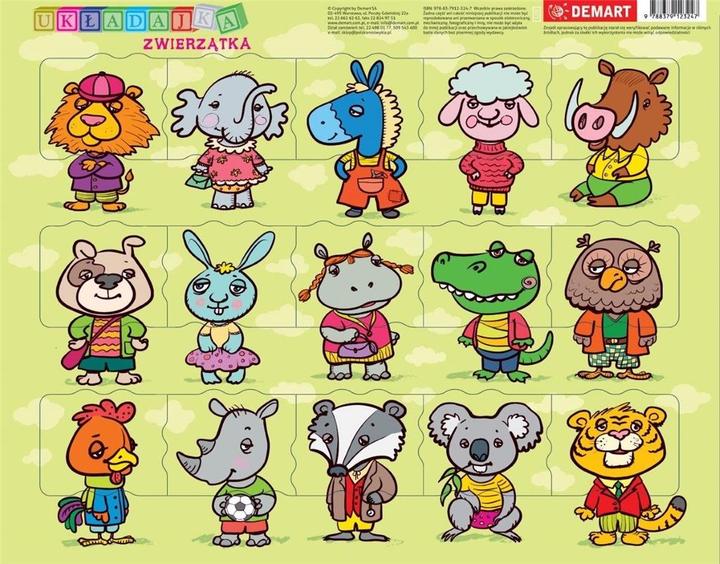 Demar Rahmenpuzzle - Tiere (72 Teile)