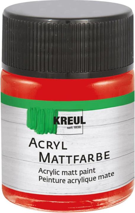 Produktbild Kreul Acryl Mattfarbe Brilliantrot 50ml (Brillantrot, 50 ml)