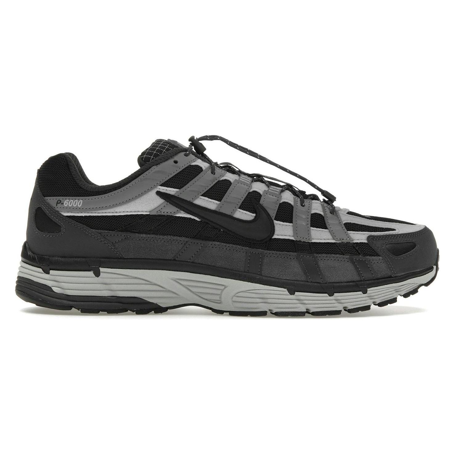 Nike, Herren, Sneakers, Herren-Sneaker P-6000, Schwarz, Grau