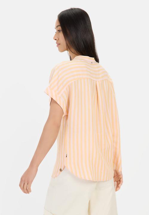 Produktbild Camel Active Gestreifte Bluse aus Leinen-Lyocell-Mix (L)