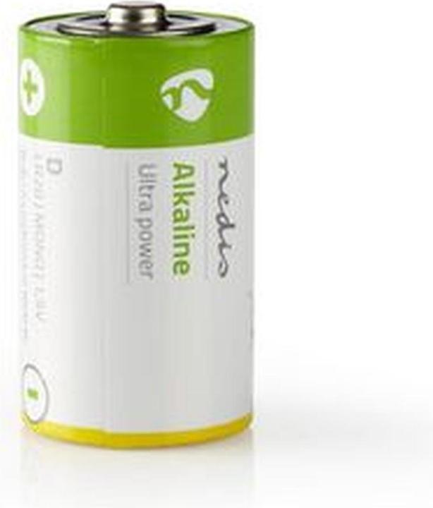 Produktbild Nedis Alkaline Batterie D | 1.5 V DC | 2-Blister (2 Stk., D)