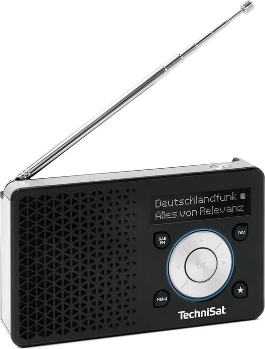 Produktbild TechniSat DigitRadio 1 ASA schwarz/silber (FM, DAB+)
