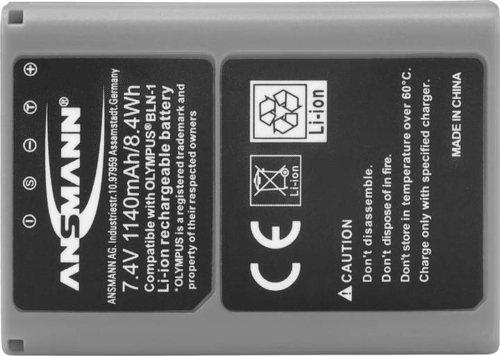 Productafbeelding Ansmann A-Oly BLN-1 1140mAh 7,4V (Batterijlader voor camera)