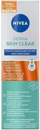 Immagine prodotto NIVEA Derma Skin Clear Scrub Esfoliante Notte 40Ml (Schiuma detergente, 40 ml)