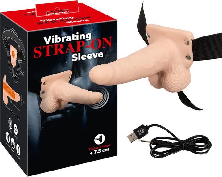 Productafbeelding You2Toys Vibrerende Strap-On Sleeve