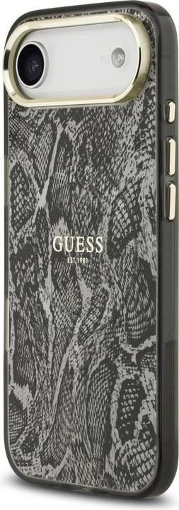 Immagine prodotto Guess - Python Pattern MagSafe (GUHMP17MHIMPYGK) - iPhone 17 Air - Black (Apple iPhone 17 Pro)