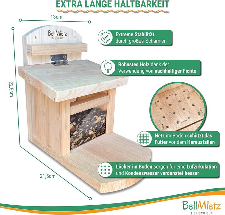 Image du produit BellMietz Mangeoire pour écureuils