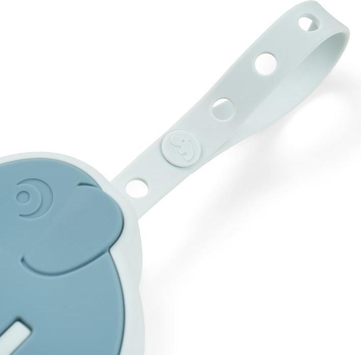 Actual product image Done by Deer Silicone dummy holder, Elphee blue