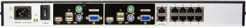 Produktbild Aten KH2508A: 8 Port 2 Konsol Cat-KVM