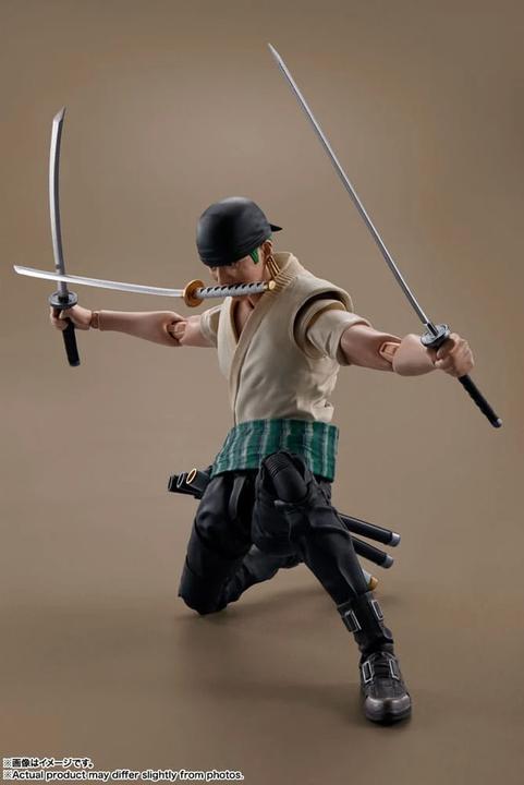 Image du produit Tamashii Nation One Piece S.H. Figuarts Actionfigur Roronoa Zoro (Netflix) 14 cm