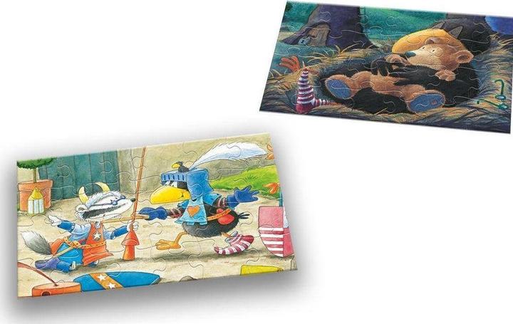 Immagine prodotto 881984 - La piccola calza del corvo - 2x puzzle, 24 pezzi ciascuno (edizione DE) (24 pezzi)