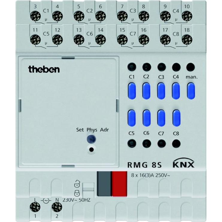 Theben, Aktor, Rmg 8 S Knx (Schaltaktor)