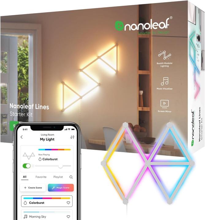 Produktbild Nanoleaf Lines (RGBW, 252 cm, Indoor)