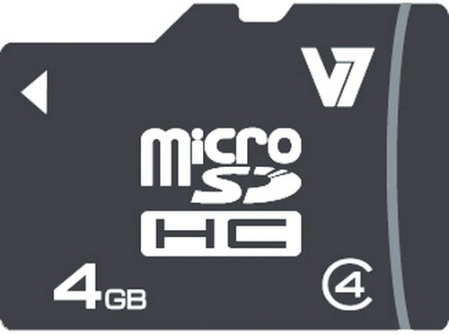 Produktbild V7 Micro SDHC Class 4 und Adapter (4 GB, SDHC)