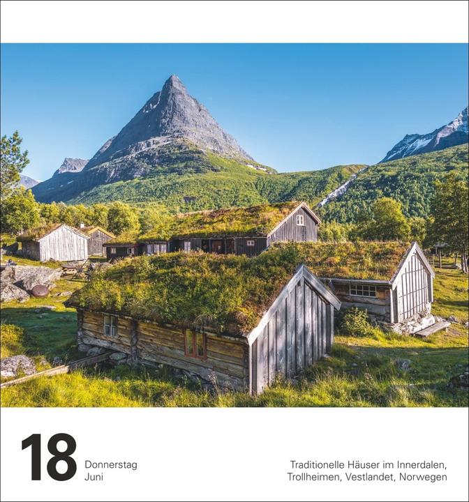 Produktbild Harenberg Reise Tagesabreisskalender 2026 - Kulturkalender - Städte, Menschen, Landschaften (Deutsch)