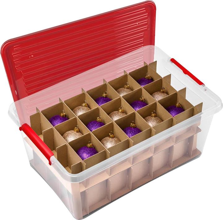 Produktbild Casativo Aufbewahrungsbox für Christbaumkugeln mit 30 Fächern (30-teilig)