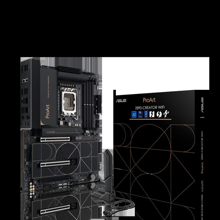 Produktbild ASUS MB PROART Z890-CREATOR WIFI (Intel,LGA1851,DDR5,ATX) (ATX, LGA 1851, Intel Z890)
