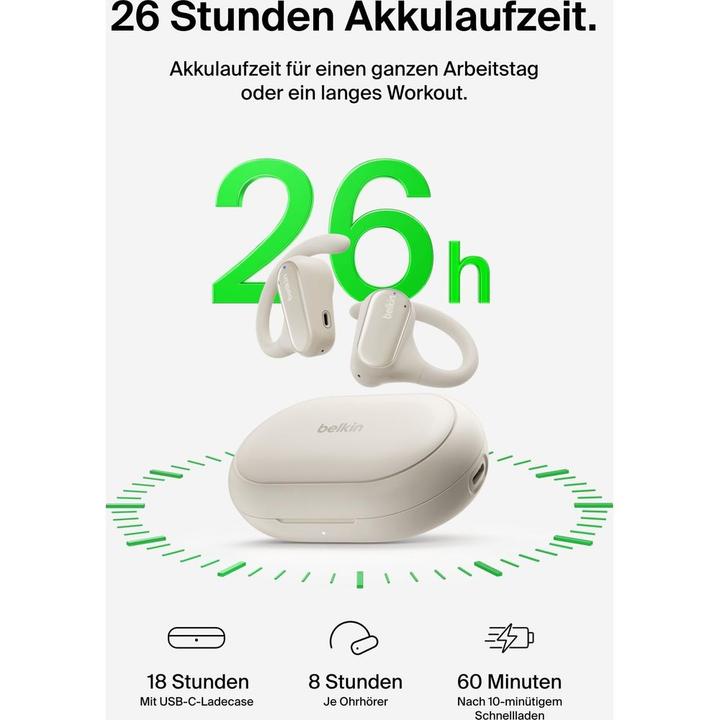 Produktbild Belkin Soundform Clearfit (8 h, Kabellos)