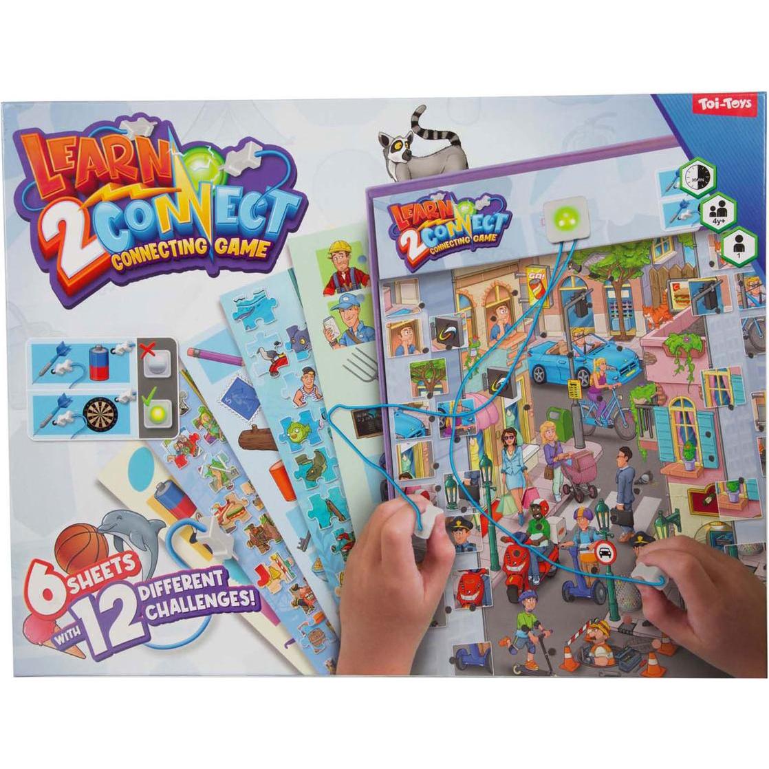 Toi-Toys Elektronische Lernspiele zum Verbinden, 4-6 Jahre (4 - 6 anni)