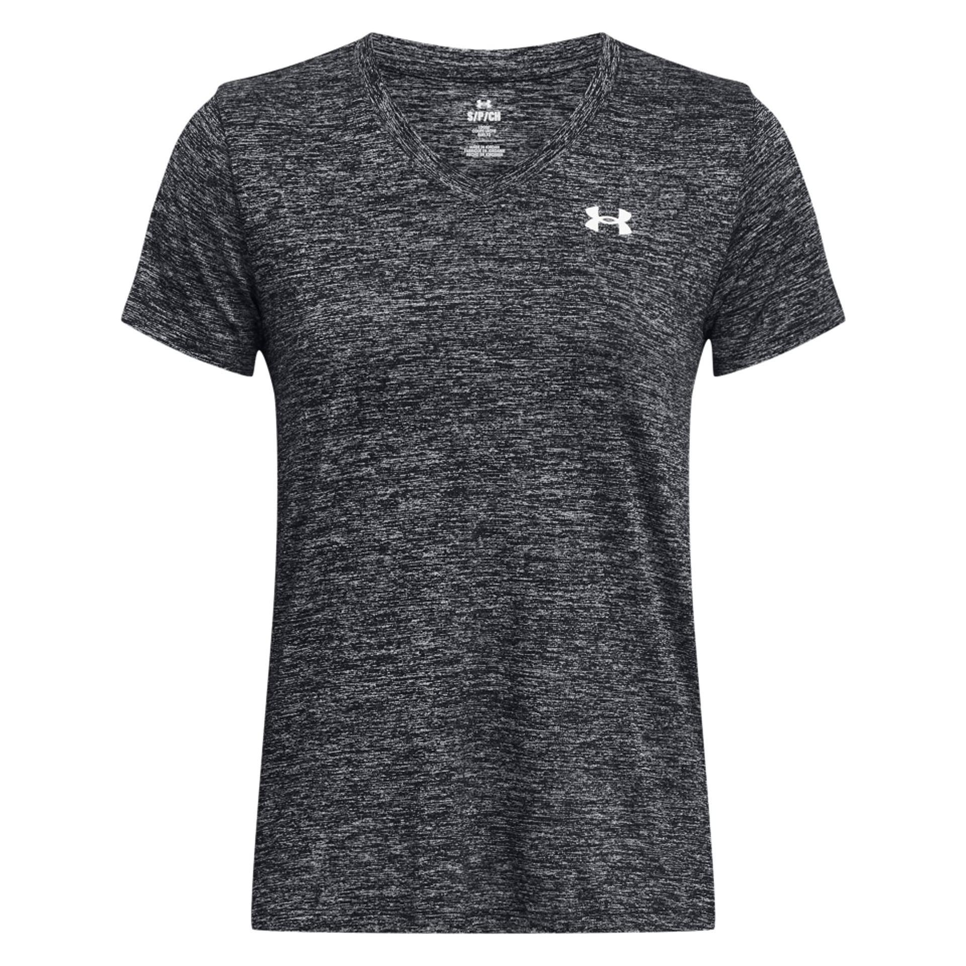 Under Armour, Damen, Sportshirt, Nos Tech Ssv- Twist-Blk, Black L (L), Schwarz, L