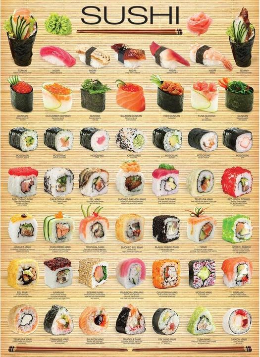 Actual product image Eurographics Sushi (1000 pieces)