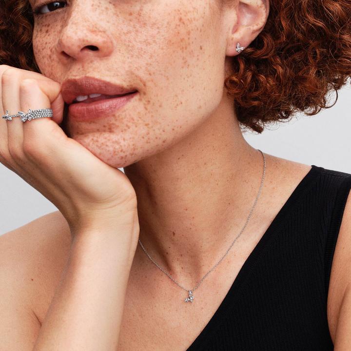 Produktbild Pandora Halskette mit Schmetterlingsanhänger (Silber 925, 45 cm)