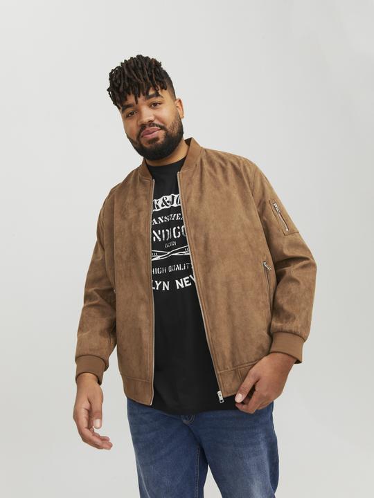 Actual product image Jack & Jones Faux Suede Plus Size Jacket (XXL)