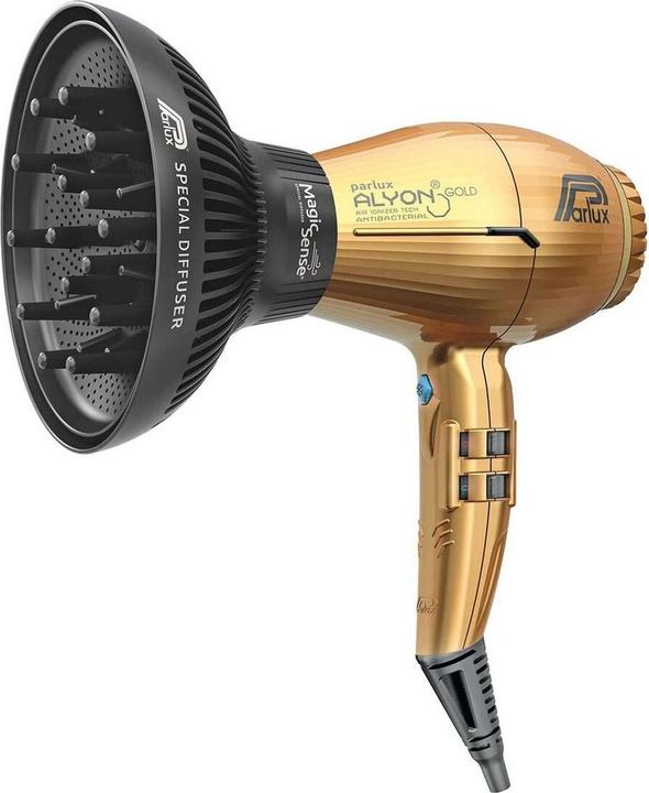 Parlux Sèche-cheveux Alyon Ionic, doré avec Magic Sense (2250 W)