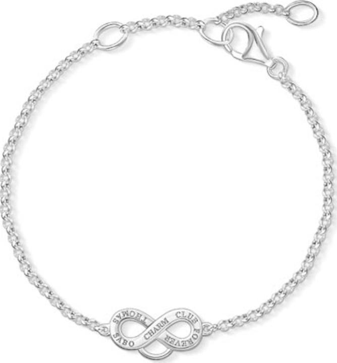 Immagine prodotto Thomas Sabo Bracciale Charm Infinity (19.50 cm, Argento)